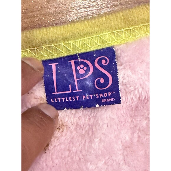 Vintage 2008 Hasbro LPS Littlest Pet Shop Fleece Plush Throw Blanket 50x60 - Picture 15 of 16